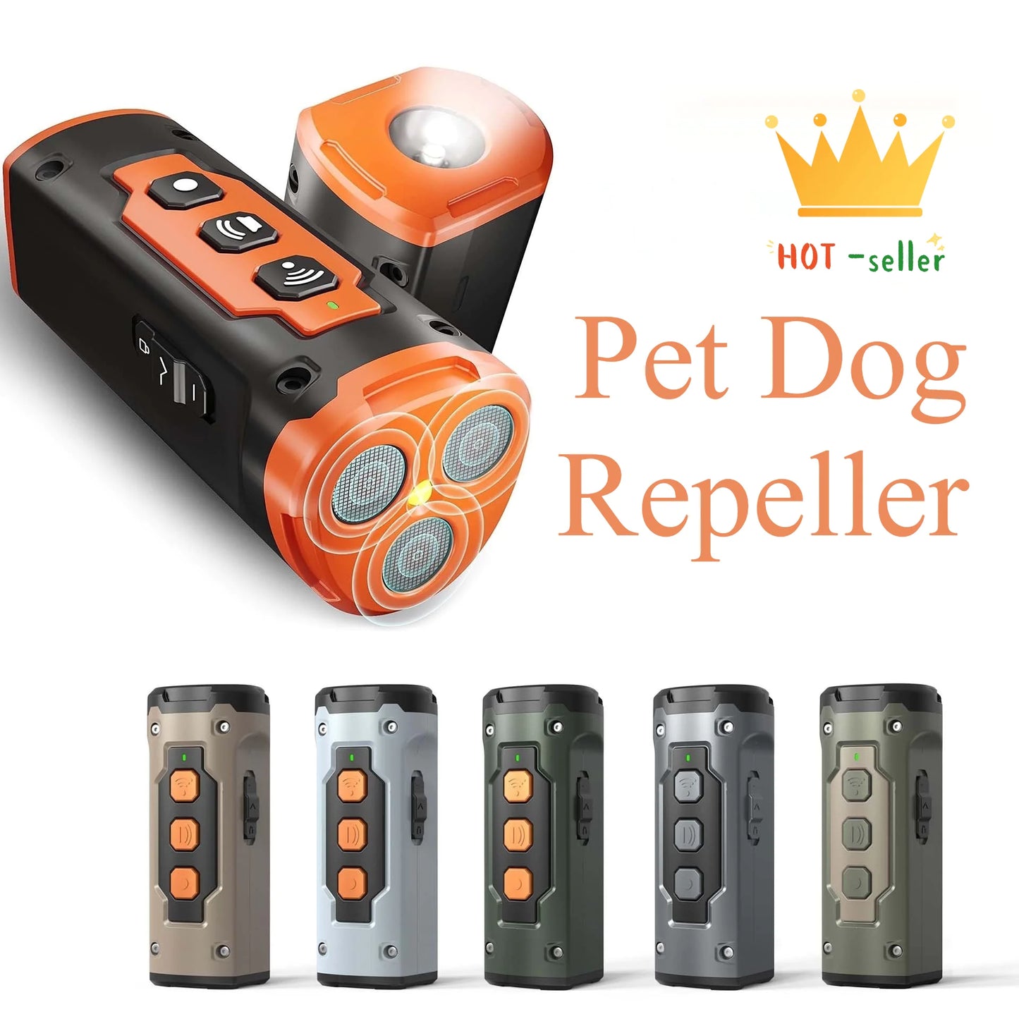 Anti-Bark Torch with Ultrasonic Control