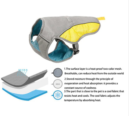 Cooling Summer Vest for Dogs - Breathable Pet Apparel